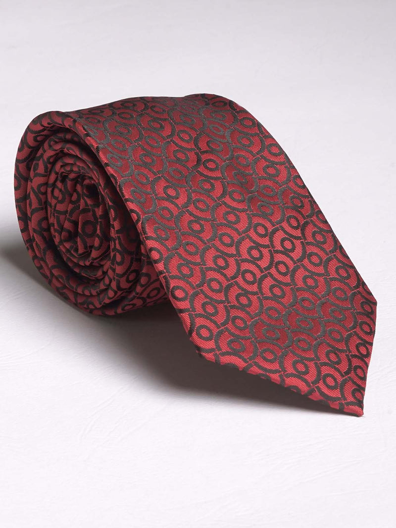 Red Luxury Circle Tie (Tie-544)