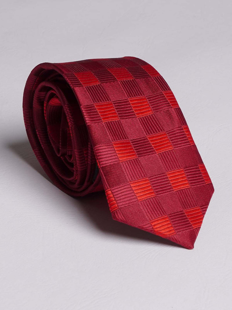 Red Checks Tie (TIE-712)