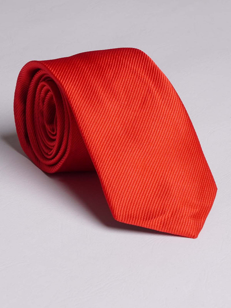 Red Plain Tie (TIE-698)