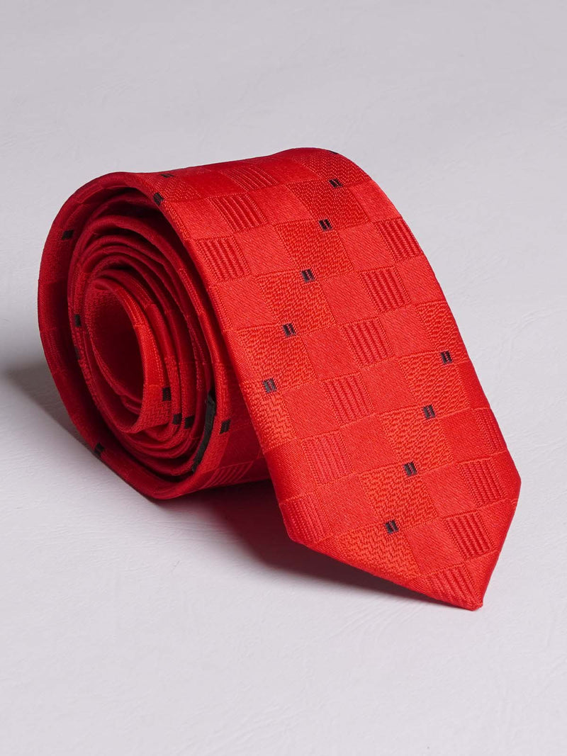 Red Multi Pattern Tie (TIE-738)