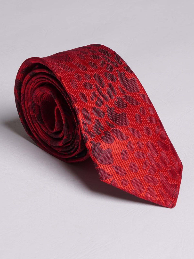 Red Designer Tie (TIE-724)