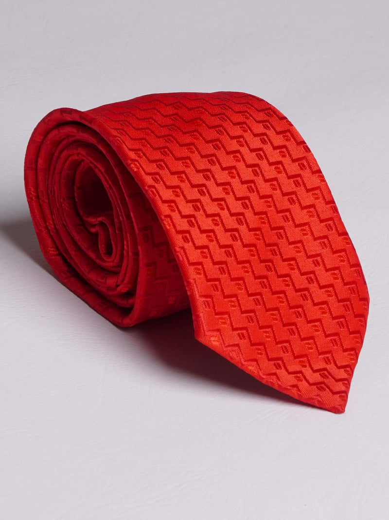 Red Pattern Tie (TIE-774)