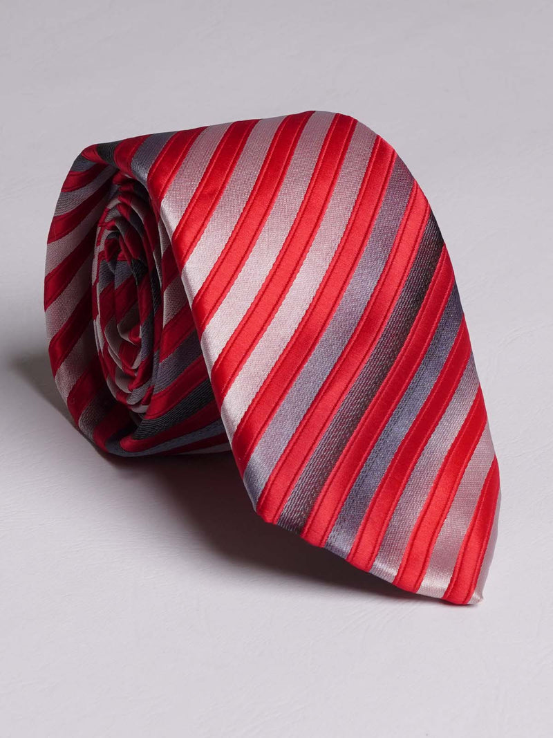 Red Striped Tie (TIE-789)