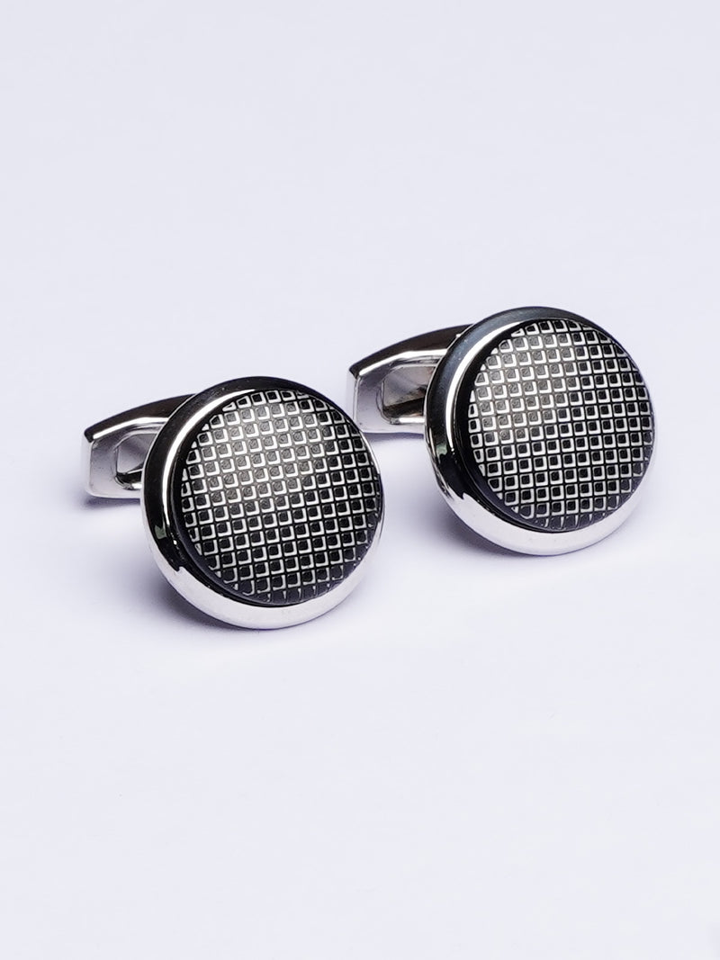 Oval Silver Cufflink (CUFFLINK-450)