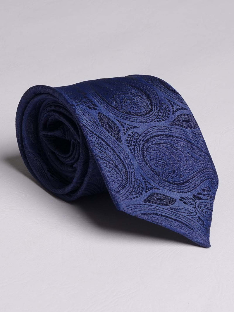 Royal Blue Designer Tie (TIE-757)