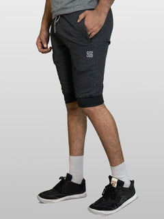 Charcoal Grey Mens Short (Shorts-12)