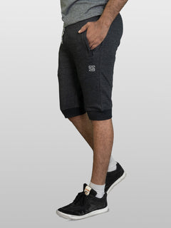 Charcoal Grey Mens Short (Shorts-12)