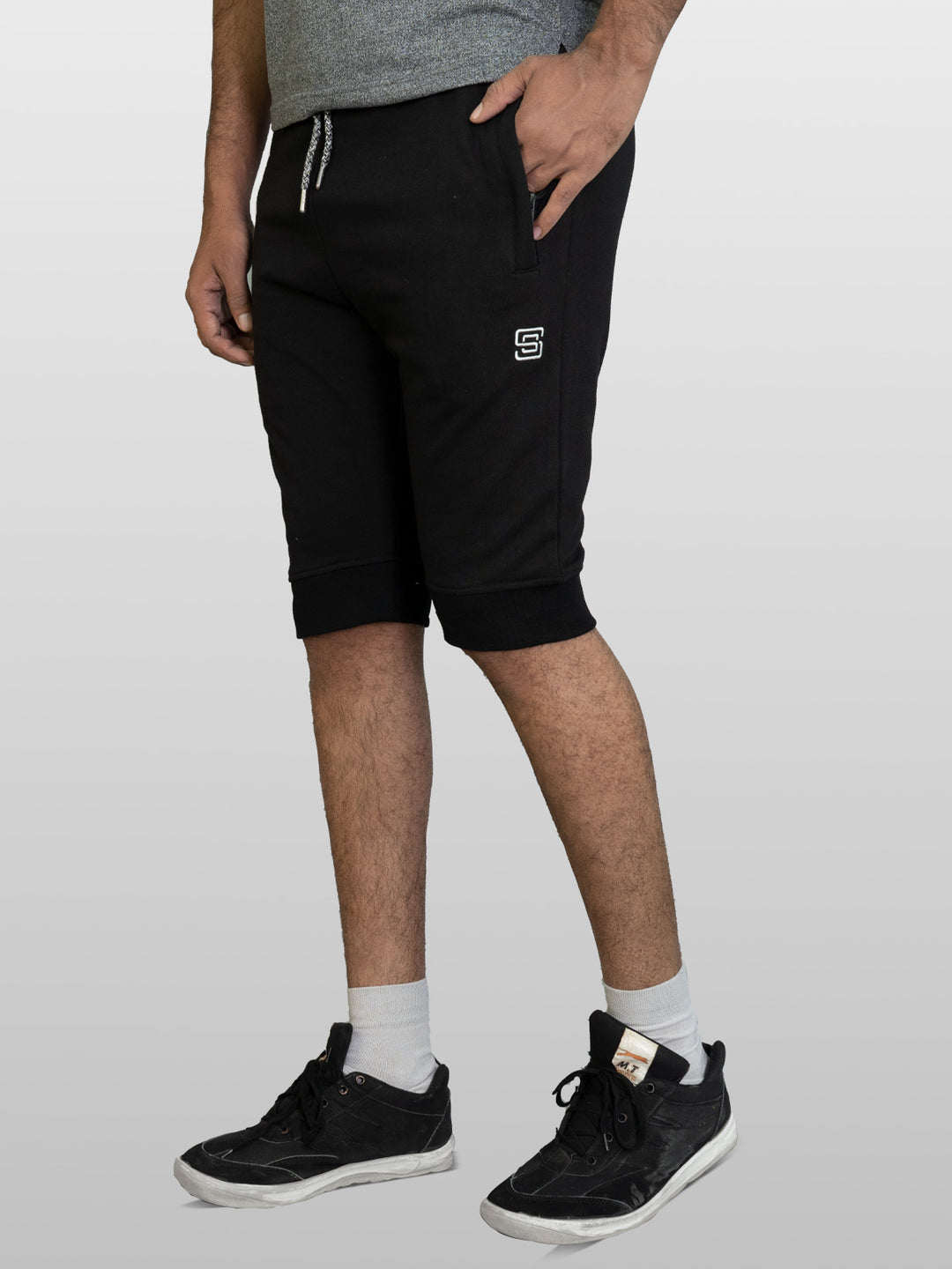 Black Mens Short (Shorts-13)