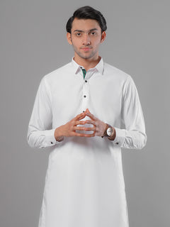 White Plain Exclusive Range Designer Shalwar Kameez (SK-385)