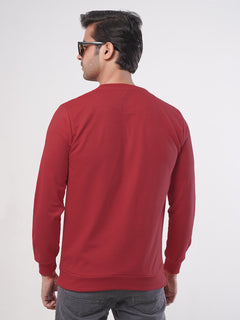 Red Men's Basic Sweat Shirt (SSF-003)