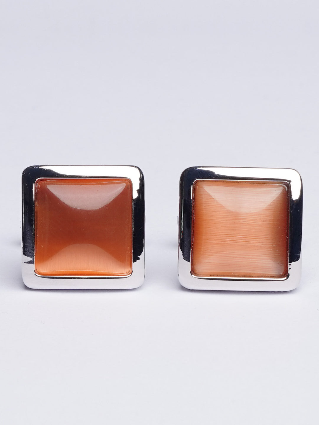 Sandstone Square Border Cufflink (CUFFLINK-432)