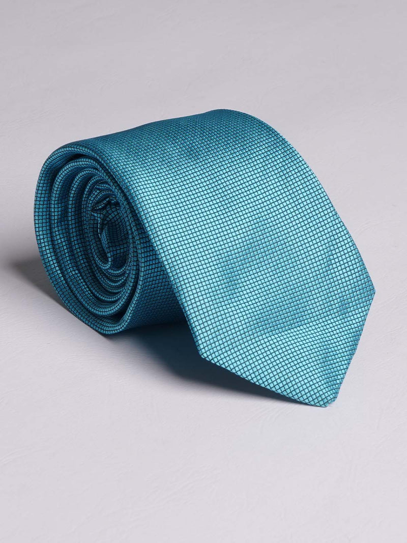 Turquoise Plain Tie (TIE-683)