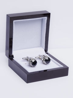 Silver Contrast Cufflink (CUFFLINK-418)