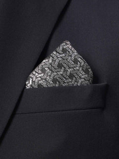 Silver Designer Tie Set (TS-221)