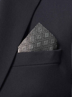 Silver Multi Pattern Tie Set (TS-220)