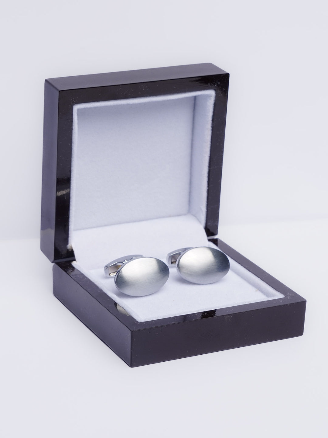 Silver Oval Cufflink (CUFFLINK-420)