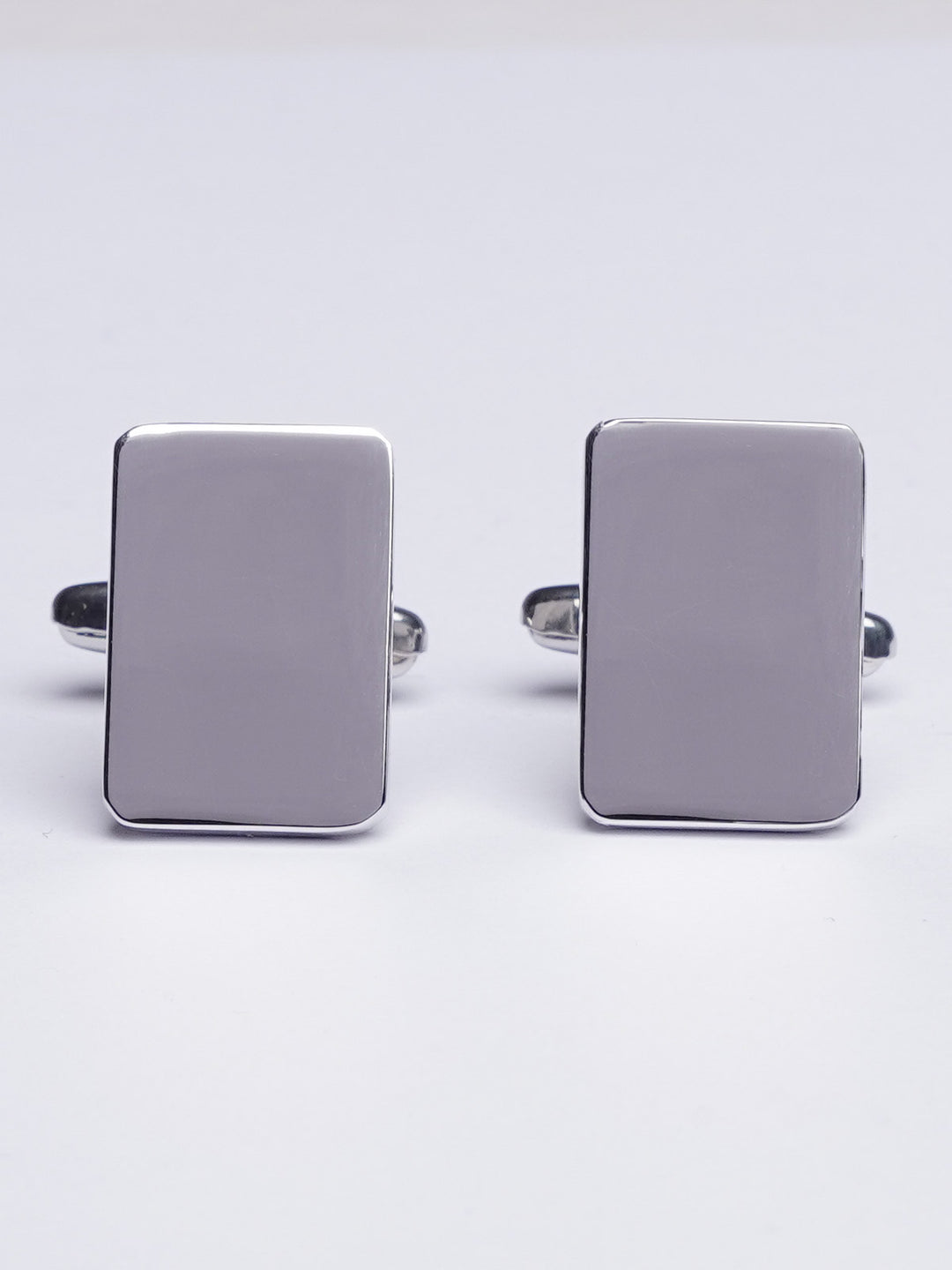 Silver Rectangle Cufflink (CUFFLINK-422)