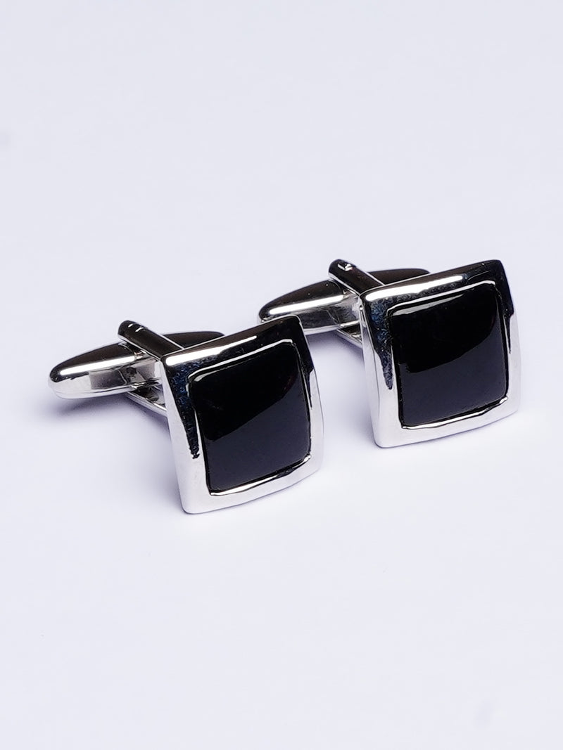 Two Tone Black Cufflink (CUFFLINK-457)