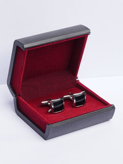 Two Tone Black Cufflink (CUFFLINK-457)