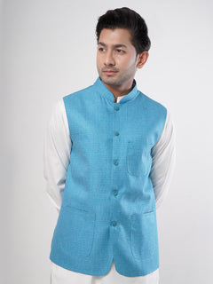 Sea Green Waist Coat (WC-117)