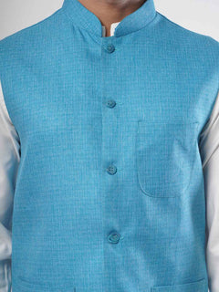 Sea Green Waist Coat (WC-117)