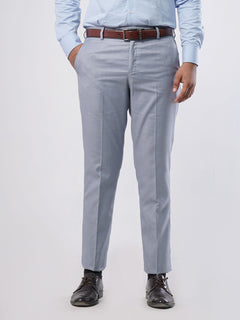 Light Grey Self Formal Dress Trouser (WTR-288)