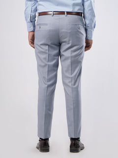 Light Grey Self Formal Dress Trouser (WTR-288)