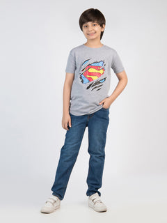 Mid Blue Boys Denim Jeans (BD-07)