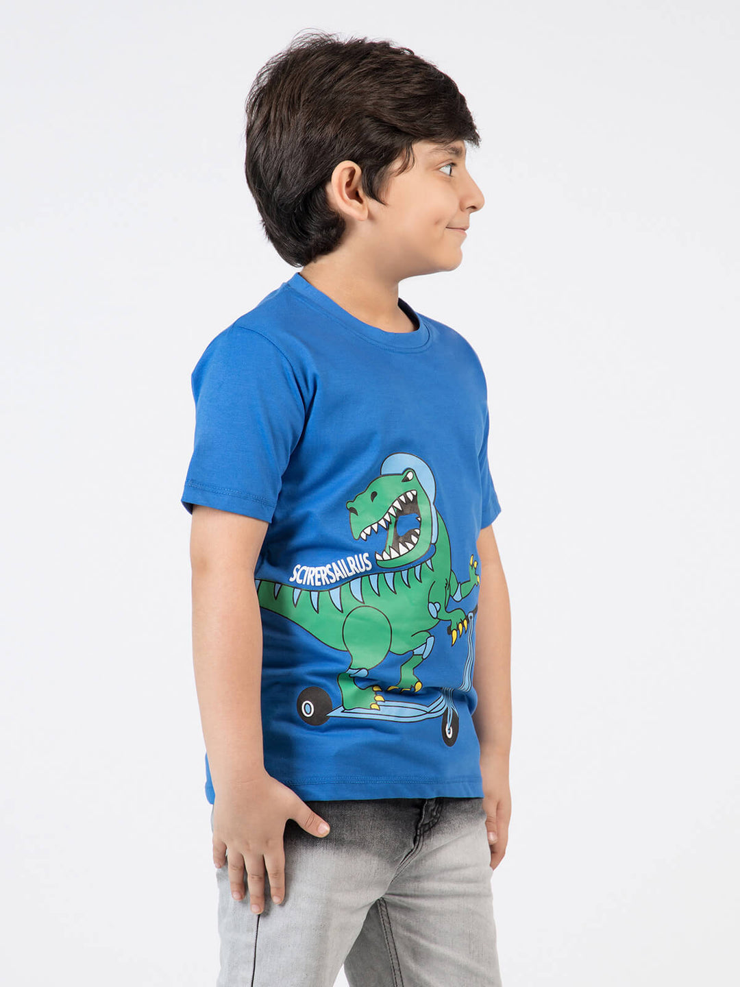 The Dino land Blue Boys Half Sleeves T-Shirt (BT-41)