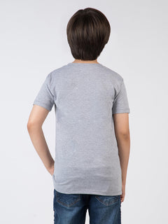 The Superman Grey Boys Half Sleeves T-Shirt (BT-43)