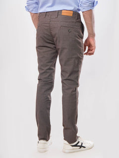 Brown Self Cotton Chino-23