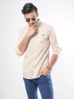 Fawn Plain Button Down Casual Shirt (CSB-010)