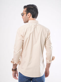 Fawn Plain Button Down Casual Shirt (CSB-010)