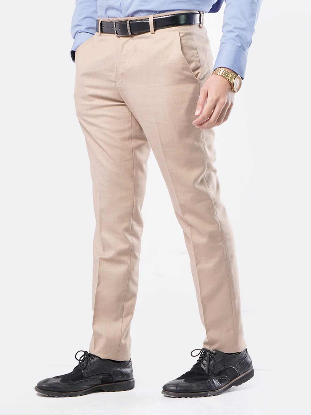 Camel Self Formal Dress Trouser (FDT-012)