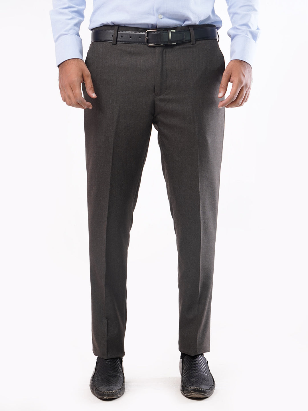 Dark Brown Self Executive Formal Dress Trouser (FDT-017)