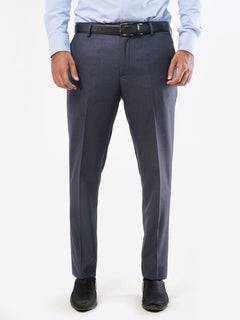 Charcoal Grey Self Executive Formal Dress Trouser (FDT-020)