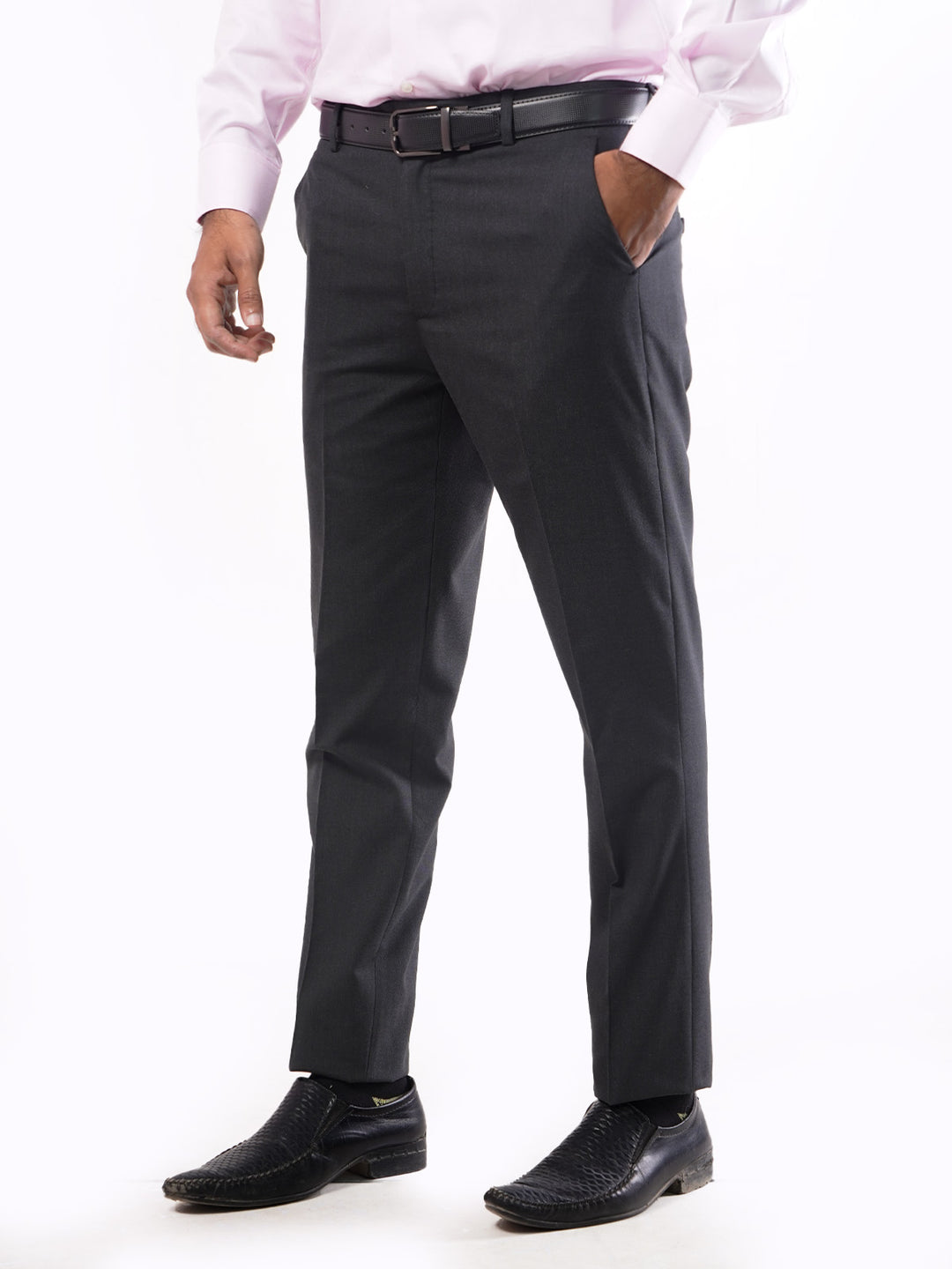 Dark Brown Self Executive Formal Dress Trouser (FDT-024)