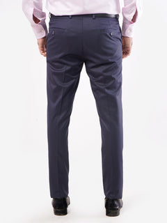 Navy Blue Self Executive Formal Dress Trouser (FDT-025)