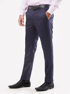 Navy Blue Self Executive Formal Dress Trouser (FDT-025)