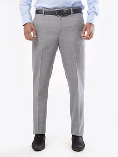 Ash Grey Self Executive Formal Dress Trouser (FDT-030)