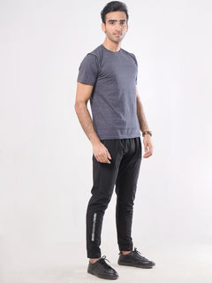 Black Plain Men's Jogger Pant (JT-60)