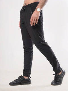 Black Plain Men's Jogger Pant (JT-60)