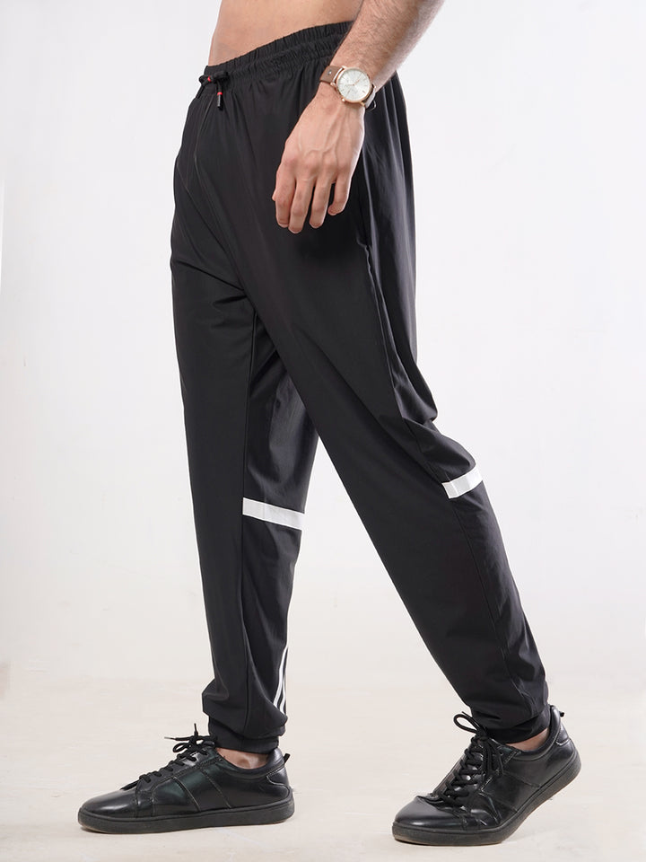 Black Plain Men's Jogger Pant (JT-54)