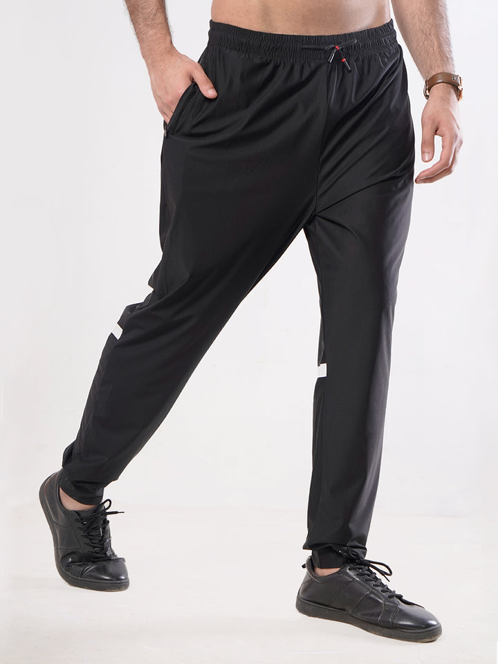 Black Plain Men's Jogger Pant (JT-54)