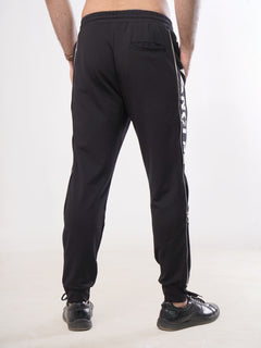 Black Plain Men's Jogger Pant (JT-57)