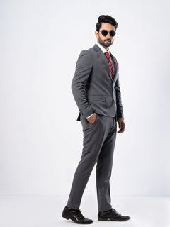 Grey Single-Breasted Tailored Fit Two Piece Turkish Suit (SUIT-80)