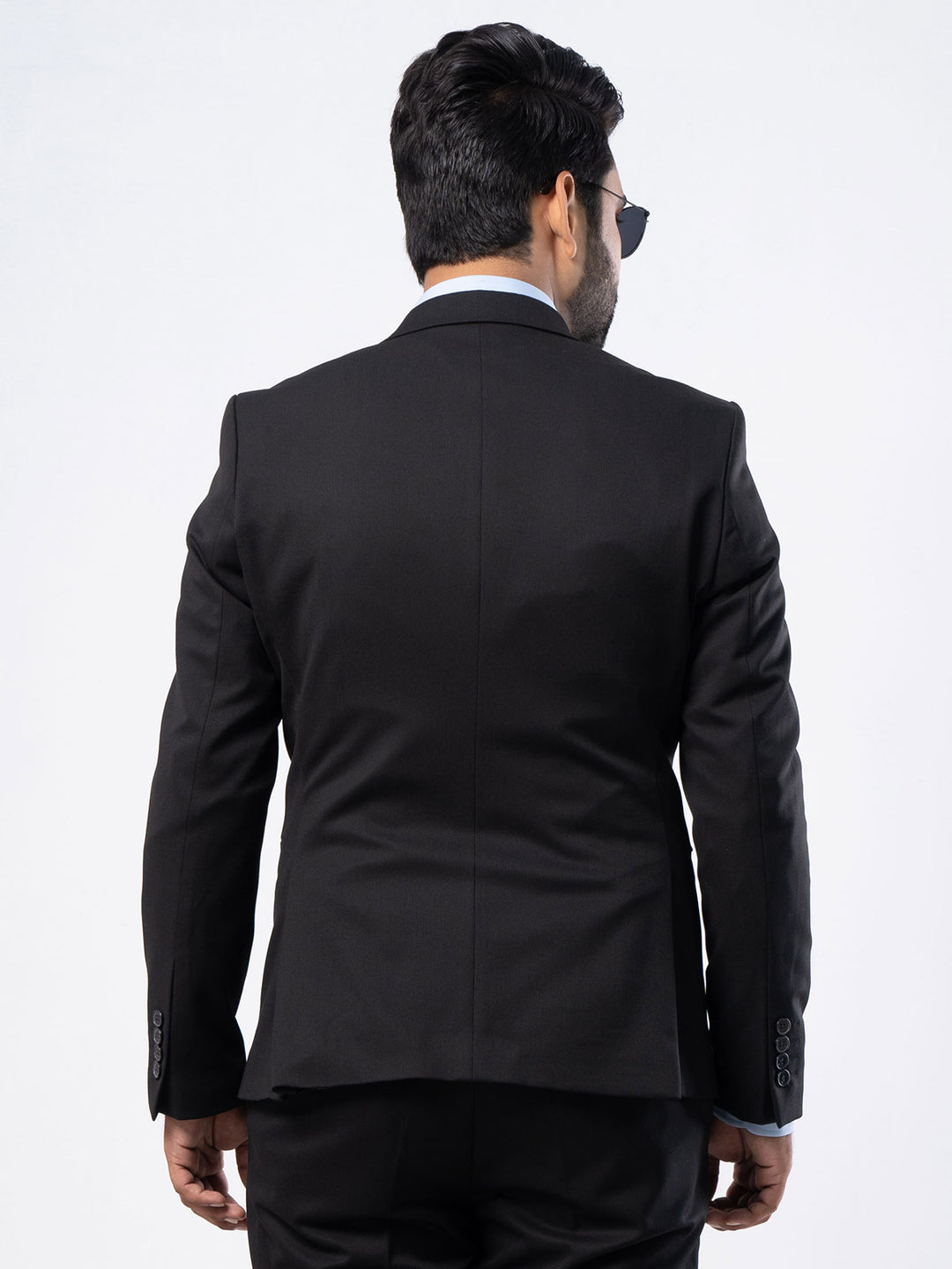 Black Single-Breasted Tailored Fit Two Piece Turkish Suit (SUIT-81)