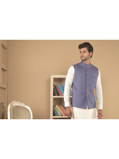 Light Purple Exclusive Range Tropical Formal Waist Coat (WC-145)