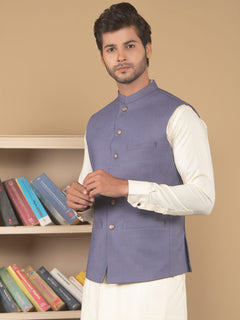 Light Purple Exclusive Range Tropical Formal Waist Coat (WC-145)